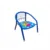 Scaun metalic pentru copii Novokids Little Chair Albastru, Sezut moale cu sunete, Interior si exterior, Dimensiuni 36x36x34 cm, Vopsea lucioasa