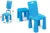 Scaun taburet 046901 albastru
