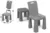 Scaun taburet 046903 roz