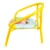Scaunel din Metal pentru copii 35×25 cm Yellow