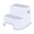 Scaunel inaltator WC FreeON cu doua trepte si suprafata antiderapanta White Grey