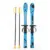 Schiuri copii Marmat 90 cm albastru