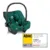 Scoica auto Lionelo i-Size Astrid Verde, 0-13 Kg, 40-87 cm, maner si capotina reglabile, protectie laterala avansata, salteluta confortabila, testat ADAC, Conform cu standardul R129