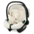 Scoica auto i-Size Lionelo Astrid Crem 0-13 kg, 40-87 cm, cu salteluta, testat ADAC, conform cu standardul european de securitate R129