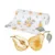 Scutec din bambus Bocioland Pears 75×75 cm multicolor