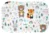 Scutec din muselina 70×80 cm Tetra model Bear Rainbow Brown
