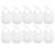 Set 10 bavete Lorelli white