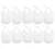 Set 10 bavete Lorelli white
