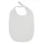 Set 10 bavete cu dubla fata, material tip prosop, White