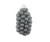 Set 100 bile din plastic PlayCity diametru 6 cm Grey