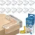 Set 12 coltare din silicon Sipo Baby Safety pentru protectie ridicata la colturile mobilei triunghi