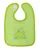 Set 2 Bavete din bumbac cu inchidere tip Velcro Green