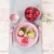 Set 2 farfurii Reer Growing Plate pink