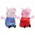Set 2 jucarii de plus, Play By Play, George Dinos si Peppa Pig, 17 cm