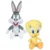 Set 2 jucarii din plus Play By Play, Bugs Bunny, 18 cm si Tweety, 16 cm