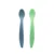 Set 2 linguri cu maner lung Lorelli Baby Care Verde, Albastru