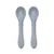 Set 2 linguri de silicon Lorelli Natural Gri