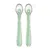 Set 2 linguri silicon cu cutie Kikka Boo Mint