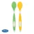Set 2 lingurite Dr.Brown Soft Tip cu varf moale , Fara BPA, Sigure pentru gingiile bebelusilor, Potrivit pentru sterilizare si curatare