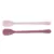 Set 2 lingurite pentru bebelusi Akuku First Pink,forma speciala,materiale sigure fara BPA,maner confortabil