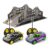 Set 2 masinute cu telecomanda, Bladez, Batman vs Joker