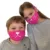 Set 2 masti faciale reutilizabile acoperitoare fata Trunki roz