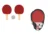 Set 2 palete ping pong in husa cu 2 mingi incluse