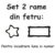 Set 2 rame din fetru pentru Paturica Millestone