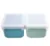 Set 2 recipiente Melii blue mint din silicon