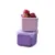 Set 2 recipiente Melii pink purple din silicon