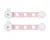 Set 2 sigurante multifunctionale KikkaBoo Bunny Pink