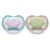 Set 2 suzete Avent din silicon Ultra Air Girl 0-6 luni