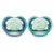 Set 2 suzete Avent din silicon Ultra Air Night Moon Star 6-18 luni