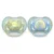 Set 2 suzete Avent din silicon Ultra Air Sun Rainbow Blue 0-6 luni