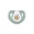 Set 2 suzete din silicon moale Iceberg Green cu capac 0 luni+