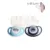 Set 2 suzete ortodontice din silicon si cutie sterilizare Minut Baby 6-18+ blue