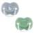 Set 2 suzete ortodontice silicon Tommee Tippee Anytime 18-36 luni Green Blue Duck