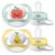Set 2 suzete silicon Avent Ultra Air 0-6 luni Mar si Para