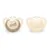 Set 2 suzete silicon Nuk For Nature 6-18 luni Crem