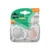 Set 2 suzete silicon ortodontice Tomme Tippee Night 6-18 luni Star Rain Pink