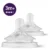 Set 2 tetine din silicon Avent Natural Response 3.0 3+ Debit 4