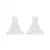 Set 2 tetine silicon M debit mediu 3 luni+ silicon transparent