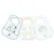 Set 3 bavete cu buzunar Kikka Boo Arty Albastra