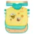 Set 3 bavete din bumbac Baboo Prietenii 0 luni+
