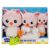 Set 3 bufnite prietenoase, de plus, Minibo, Roz