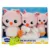 Set 3 bufnite prietenoase, de plus, Minibo, Roz