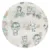 Set 3 cosuri MimiNu rotunde cu volanase Design Zoo on Bikes Nugat