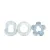 Set 3 jucarii de dentitie Lorelli Baby Care Iceberg Green Cameo Blue
