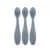 Set 3 lingurite Lorelli My Friend Cameo Blue margine rotunjita 6 luni+