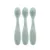Set 3 lingurite Lorelli My Friend Iceberg Green margine rotunjita 6 luni+